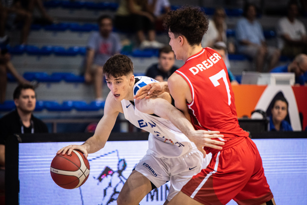 Eurobasket U18 / Η Ελλάδα νίκησε τη Δανία και παίζει στα νοκ-άουτ κόντρα στη Φινλανδία[Βίντεο]