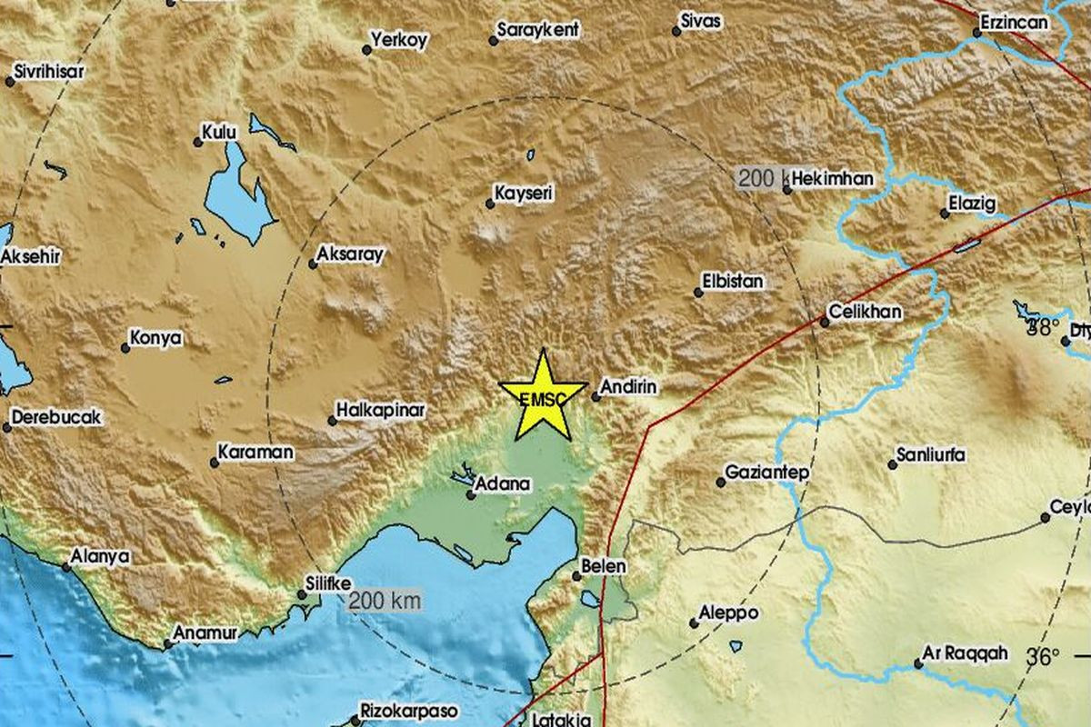Σεισμός στην Τουρκία / 5,5 Ρίχτερ στα Άδανα