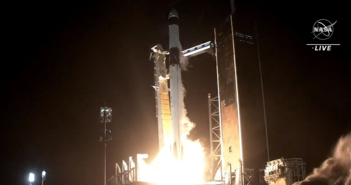 NASA – SpaceX / Εκτοξεύτηκε το Crew Dragon με τέσσερις αστροναύτες