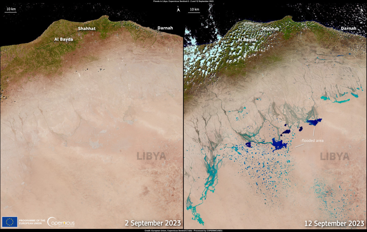 Κακοκαιρία Daniel / Έφερε «λίμνες» μέχρι και στη Σαχάρα – Εκτιμήσεις ακόμα και για 20 χιλιάδες νεκρούς στη Λιβύη