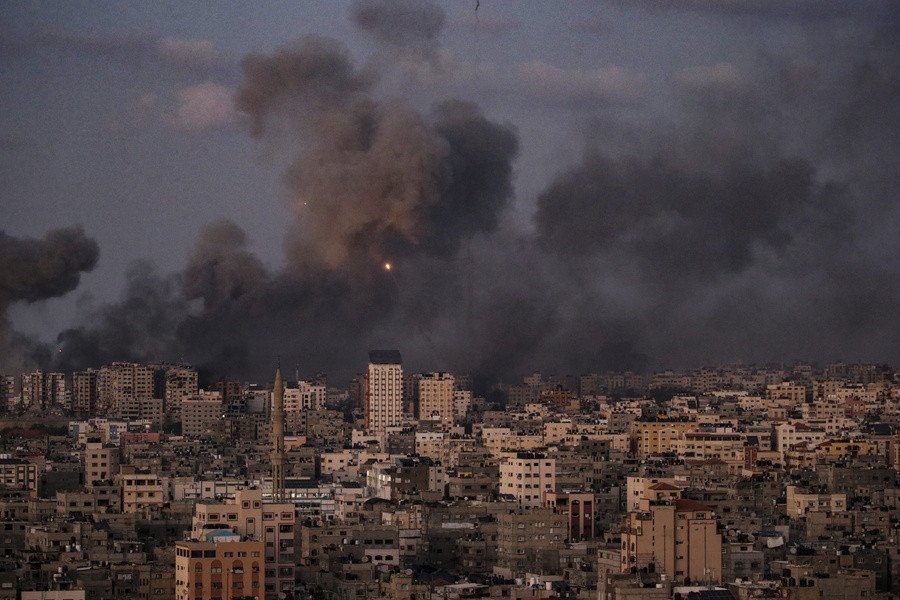 Ισραηλινή επιδρομή στη Γάζα. 