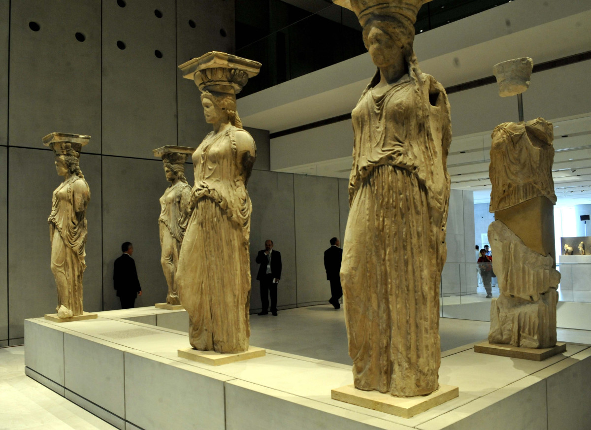 Καρυάτιδες - Μουσείο Ακρόπολης. Eurokinissi