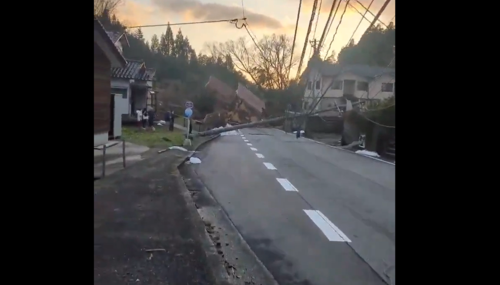 Ιαπωνία / Εικόνες καταστροφής από το σεισμό των 7,6 Ρίχτερ – 36.000 κατοικίες χωρίς ρεύμα [Βίντεο]