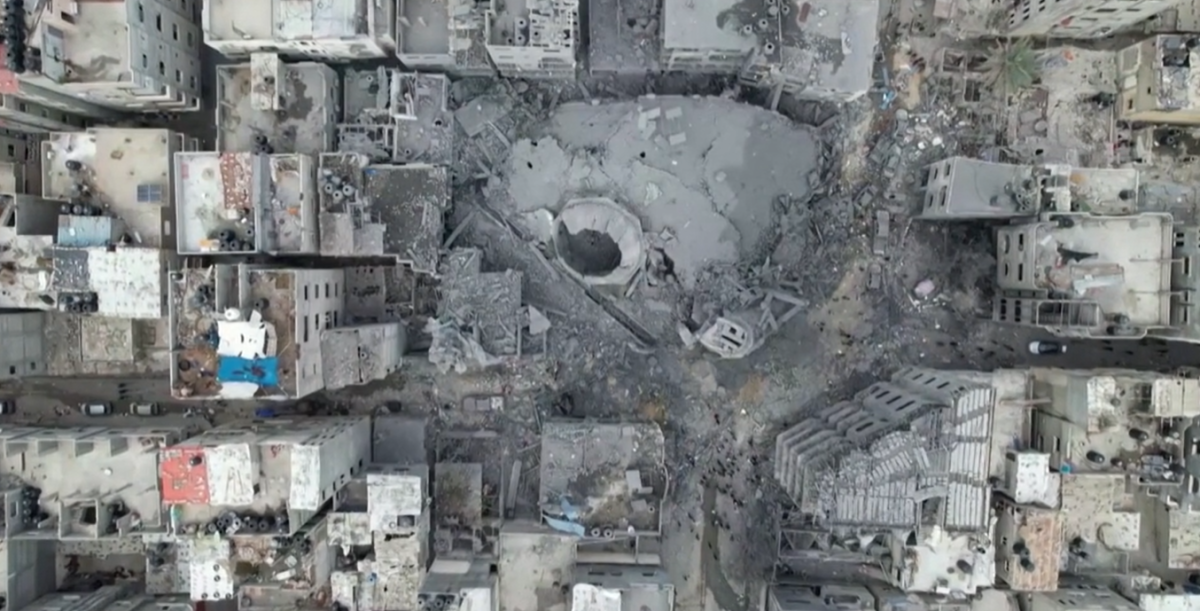 Γάζα / Βίντεο drone δείχνει το μέγεθος της καταστροφής μετά από 100 ημέρες πολέμου