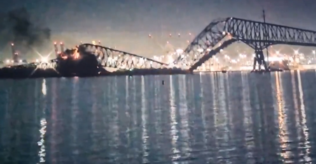 Βαλτιμόρη / Κατέρρευσε γέφυρα μετά από πρόσκρουση πλοίου [Βίντεο]