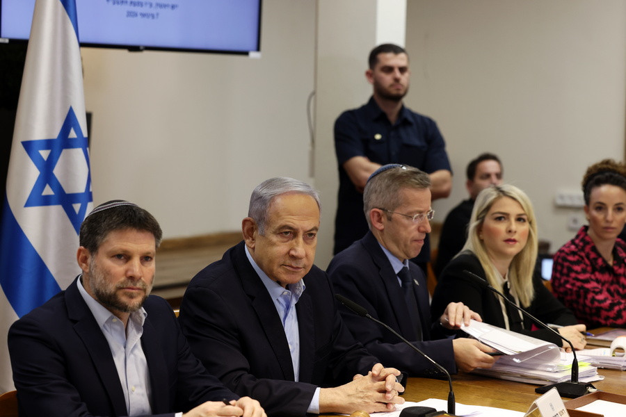 Ο Ισραηλινός πρωθυπουργός Μπενιαμίν Νετανιάχου σε παλαιότερη συνεδρίαση του υπουργικού συμβουλίου