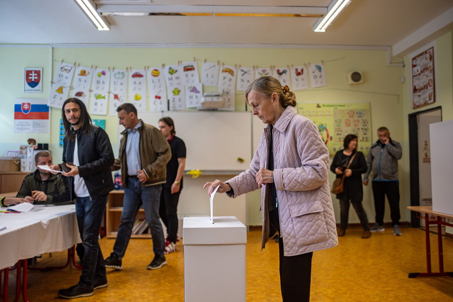 Εκλογές στη Σλοβακία. EPA/MARTIN DIVISEK