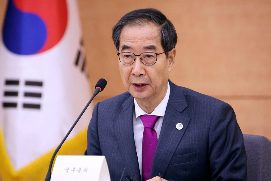 Ο Πρωθυπουργός της Νότιας Κορέας Χαν Ντοκ-σου