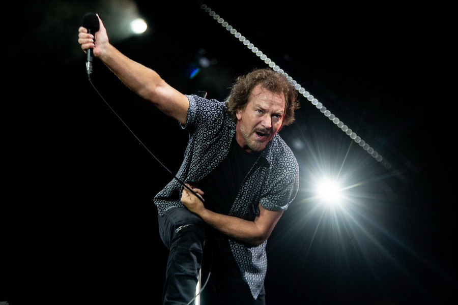 Ο τραγουδιστής των Pearl Jam, Eddie Vedder