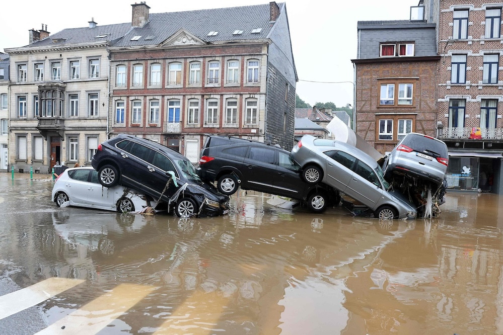 Πλημμύρες στο Βέλγιο, ΠΗΓΗ: AFP