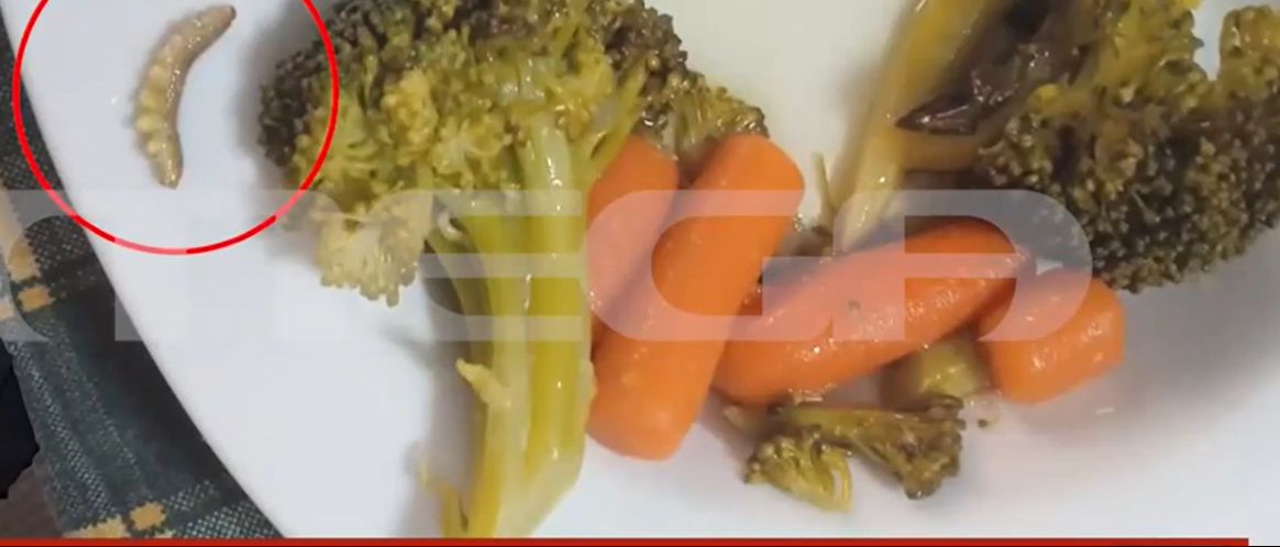 Λαμία / Σχολικά γεύματα με κάμπιες και φτερά κότας [Βίντεο]