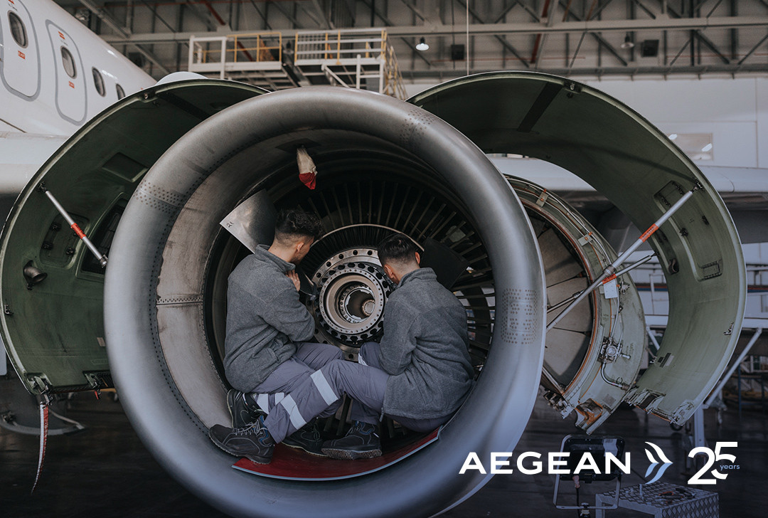 AEGEAN / Ευκαιρίες εκπαίδευσης και επαγγελματικής αποκατάστασης με το νέο κύκλο του Προγράμματος Υποτροφιών Μηχανικών Αεροσκαφών