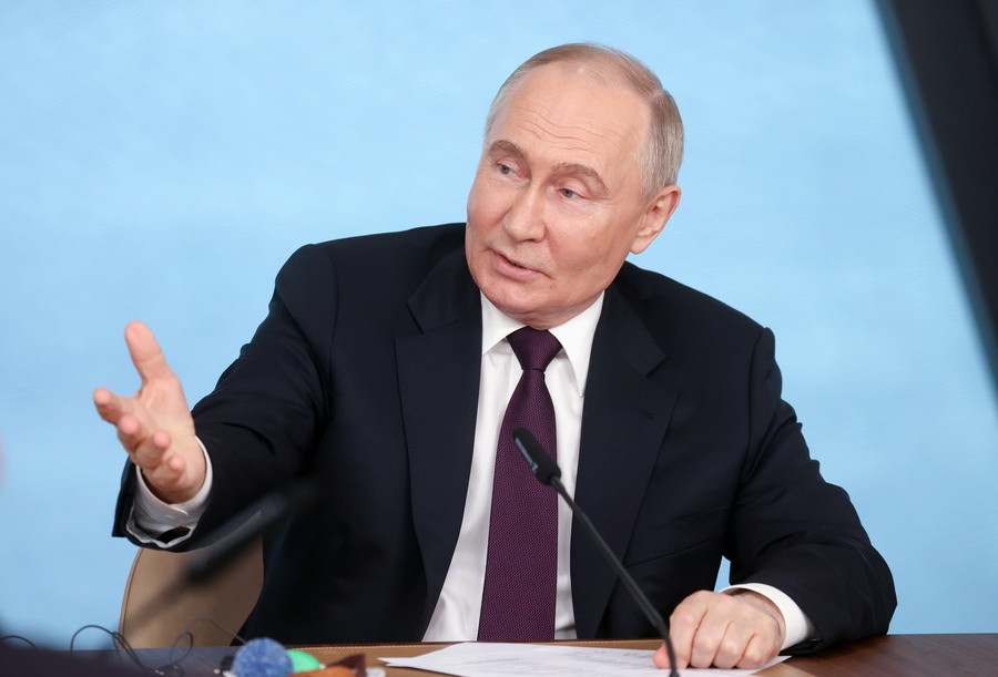 Ο πρόεδρος της Ρωσίας, Βλάντιμιρ Πούτιν