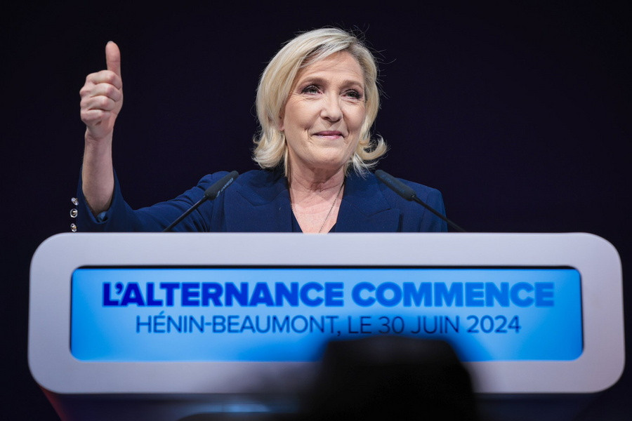 EPA/Cuenta Oficial Marine Le Pen en / 