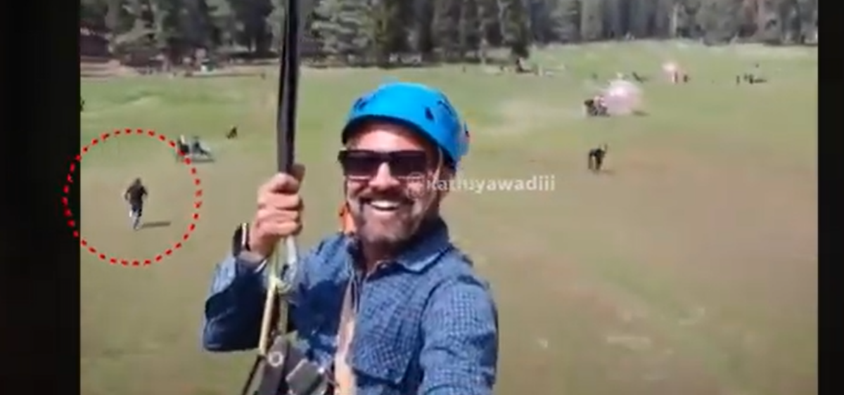 Κασμίρ / Τουρίστας που έκανε zipline κατέγραψε κατά λάθος την επίθεση