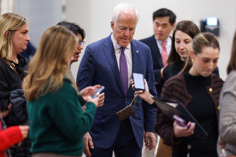 O γερουσιαστής John Cornyn.  EPA/WILL OLIVER