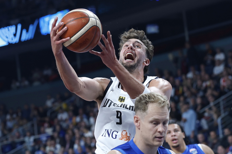 Ευρωμπάσκετ 2025, Γερμανία - Φινλανδία EPA/TOMS KALNINS