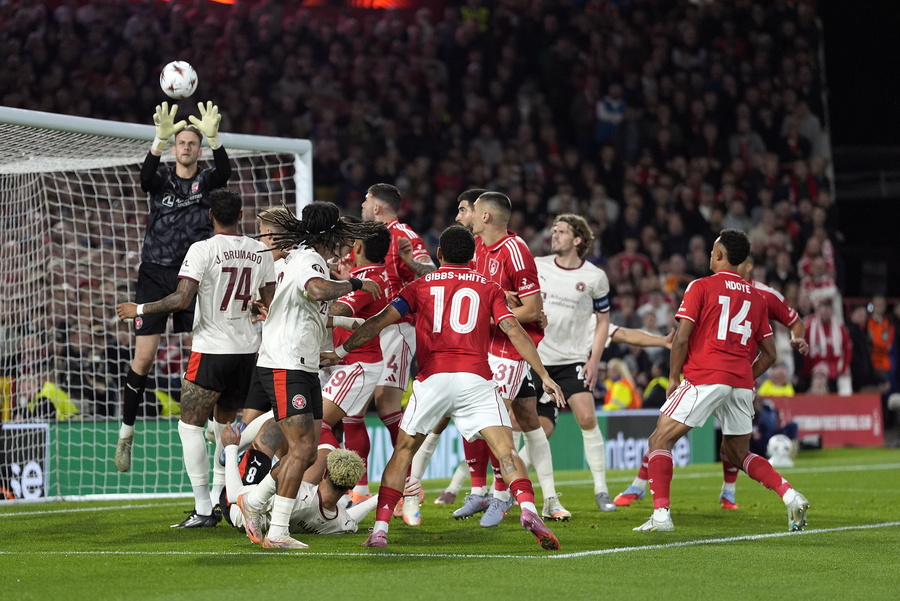 Europa League 2025-26, Nότιγχαμ Φόρεστ - Μίντιλαντ  EPA/TIM KEETON