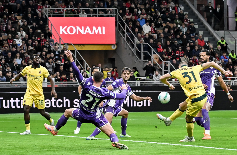 Serie A 2025-26  ΜΙΛΑΝ - ΦΙΟΡΕΝΤΙΝΑ  EPA/MATTEO BAZZI