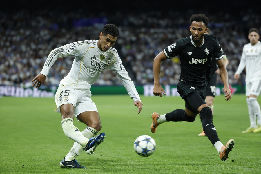 Champions League 2025-26  ΡΕΑΛ ΜΑΔΡΙΤΗΣ - ΓΙΟΥΒΕΝΤΟΥΣ  EPA/JUANJO MARTIN