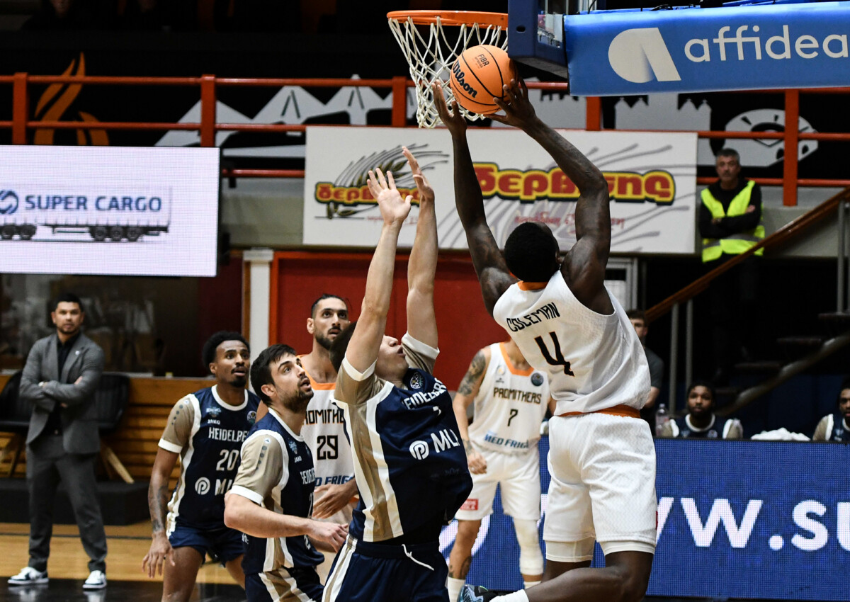 BASKETBALL CHAMPIONS LEAGUE 2025-2026 / ΠΡΟΜΗΘΕΑΣ - ΧΑΙΔΕΛΒΕΡΓΗ. (ΑΝΔΡΕΑΣ ΑΛΕΞΟΠΟΥΛΟΣ / EUROKINISSI)