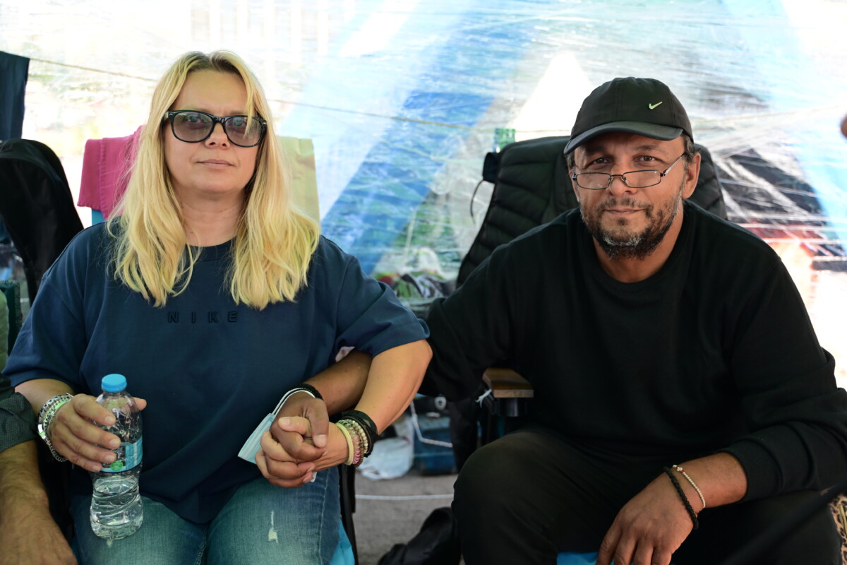 Δέκατη ένατη ημέρα της απεργίας πείνας από τον Πάνο Ρούτσι.(ΤΑΤΙΑΝΑ ΜΠΟΛΑΡΗ/EUROKINISSI)