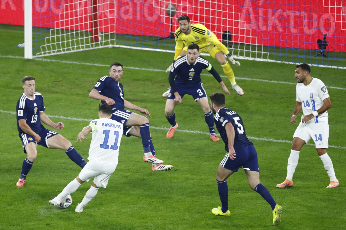 ΠΡΟΚΡΙΜΑΤΙΚΑ ΠΑΓΚΟΣΜΙΟΥ ΚΥΠΕΛΛΟΥ 2025-2026 / ΕΛΛΑΔΑ - ΣΚΩΤΙΑ (ΣΤΕΛΙΟΣ ΣΤΕΦΑΝΟΥ / EUROKINISSI)