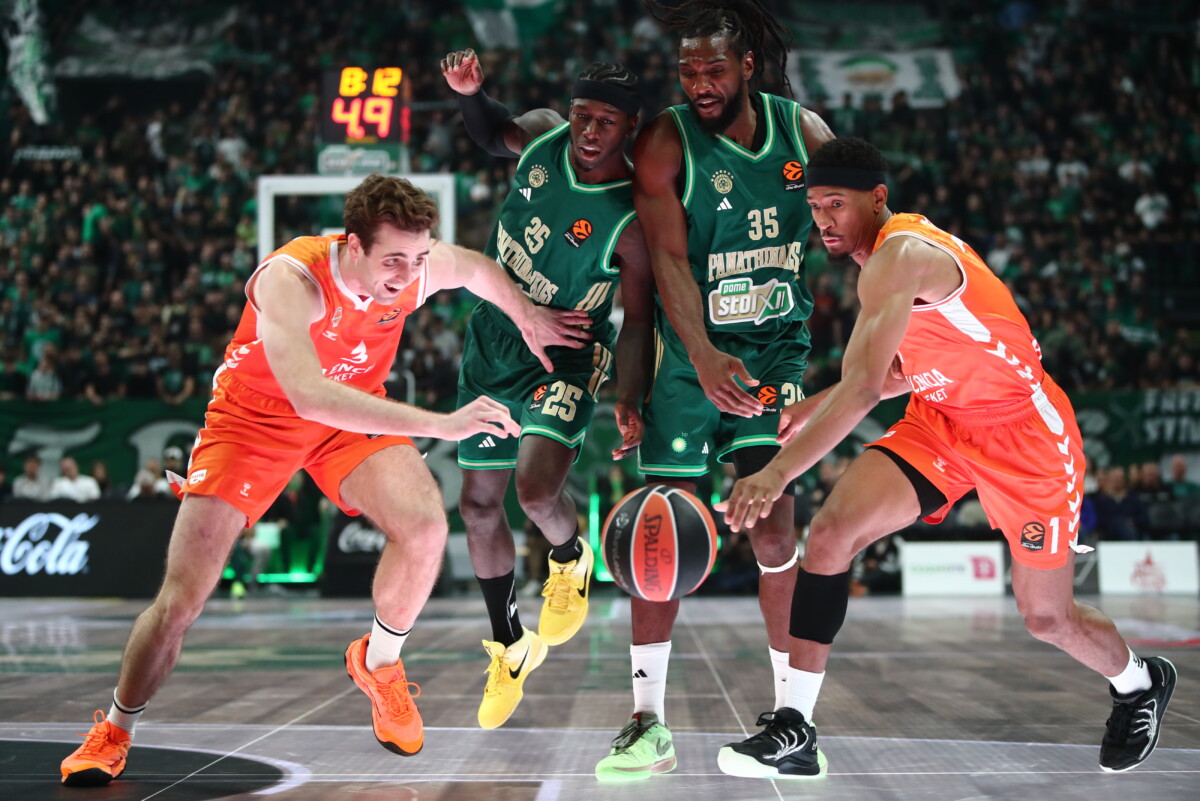EUROLEAGUE 2025-2026 / ΠΑΝΑΘΗΝΑΙΚΟΣ - ΒΑΛΕΝΘΙΑ.  (ΑΡΓΥΡΩ ΑΝΑΣΤΑΣΙΟΥ / EUROKINISSI)