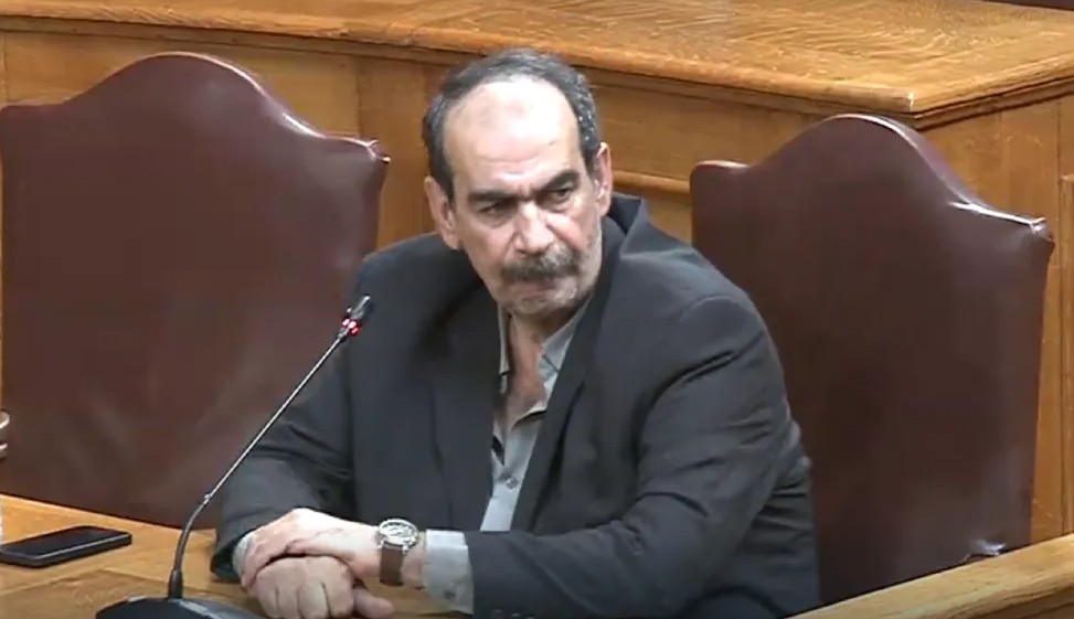 Screenshot από τηλεόραση της Βουλής.