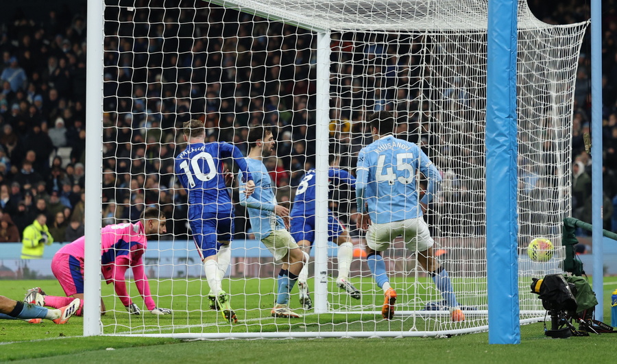 Premier League 2025-26  ΜΑΝΤΣΕΣΤΕΡ ΣΙΤΙ - ΤΣΕΛΣΙ   (EPA/ADAM VAUGHAN) 