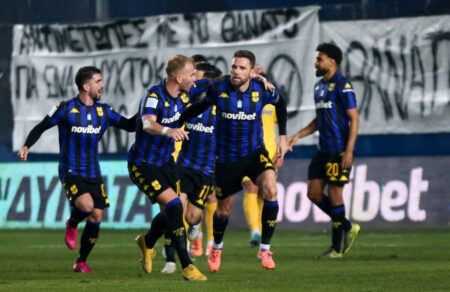 super-league-o-aris-perase-apo-to-agrinio-me-1-0-epi-toy-panaitolikoy-ton-deka-paikton-718585