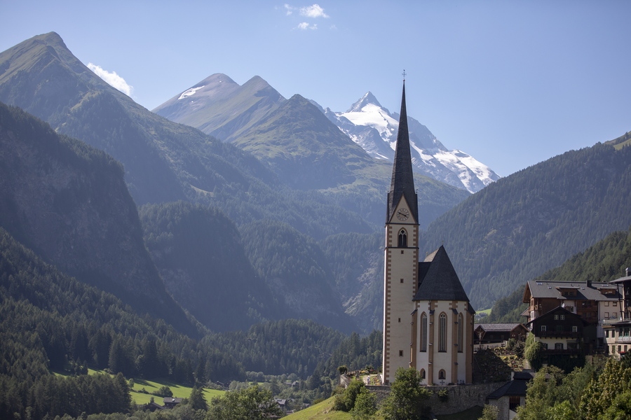 Το βουνό Grossglockner. (EPA/CHRISTIAN BRUNA)