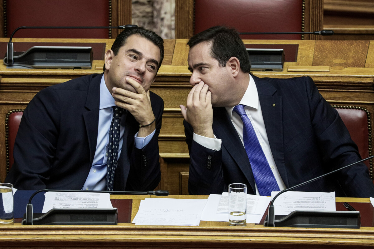 Κώστας Σκρέκας και Νότης Μηταράκης. Φωτο αρχείου Eurokinisi