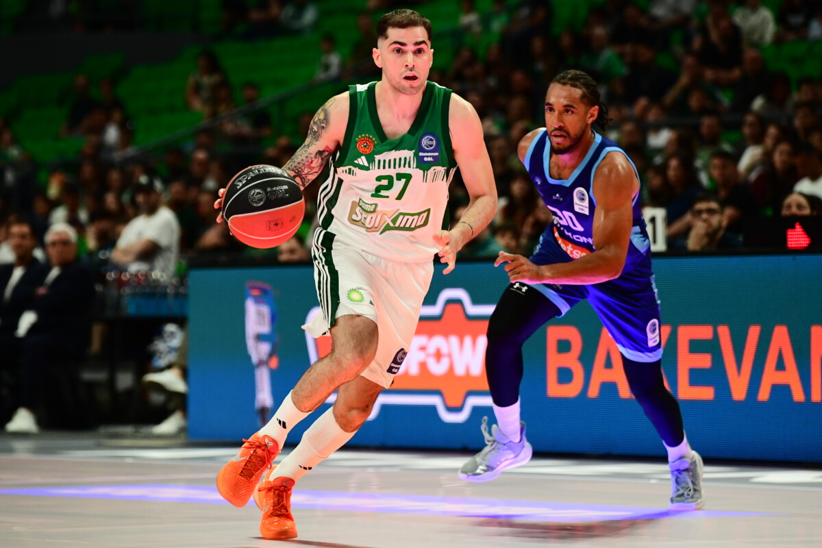 BASKET LEAGUE 2025-2026 / PLAYOFFS 1ος ΑΓΩΝΑΣ / ΠΑΝΑΘΗΝΑΙΚΟΣ - ΜΥΚΟΝΟΣ (ΔΗΜΗΤΡΗΣ ΜΠΙΡΝΤΑΧΑΣ / EUROKINISSI)