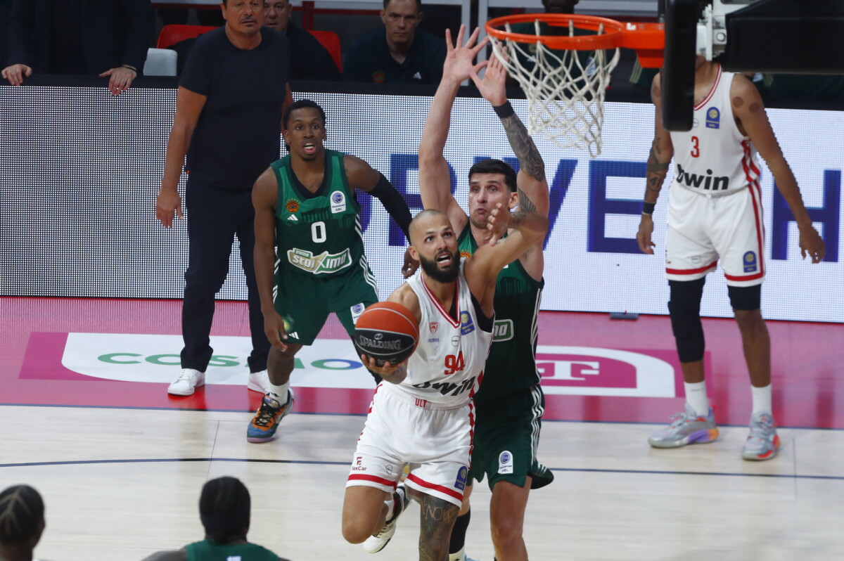 BASKET LEAGUE 2025-2026 / 1ος ΤΕΛΙΚΟΣ / ΟΣΦΠ - ΠΑΟ (ΣΤΕΛΙΟΣ ΣΤΕΦΑΝΟΥ / EUROKINISSI)
