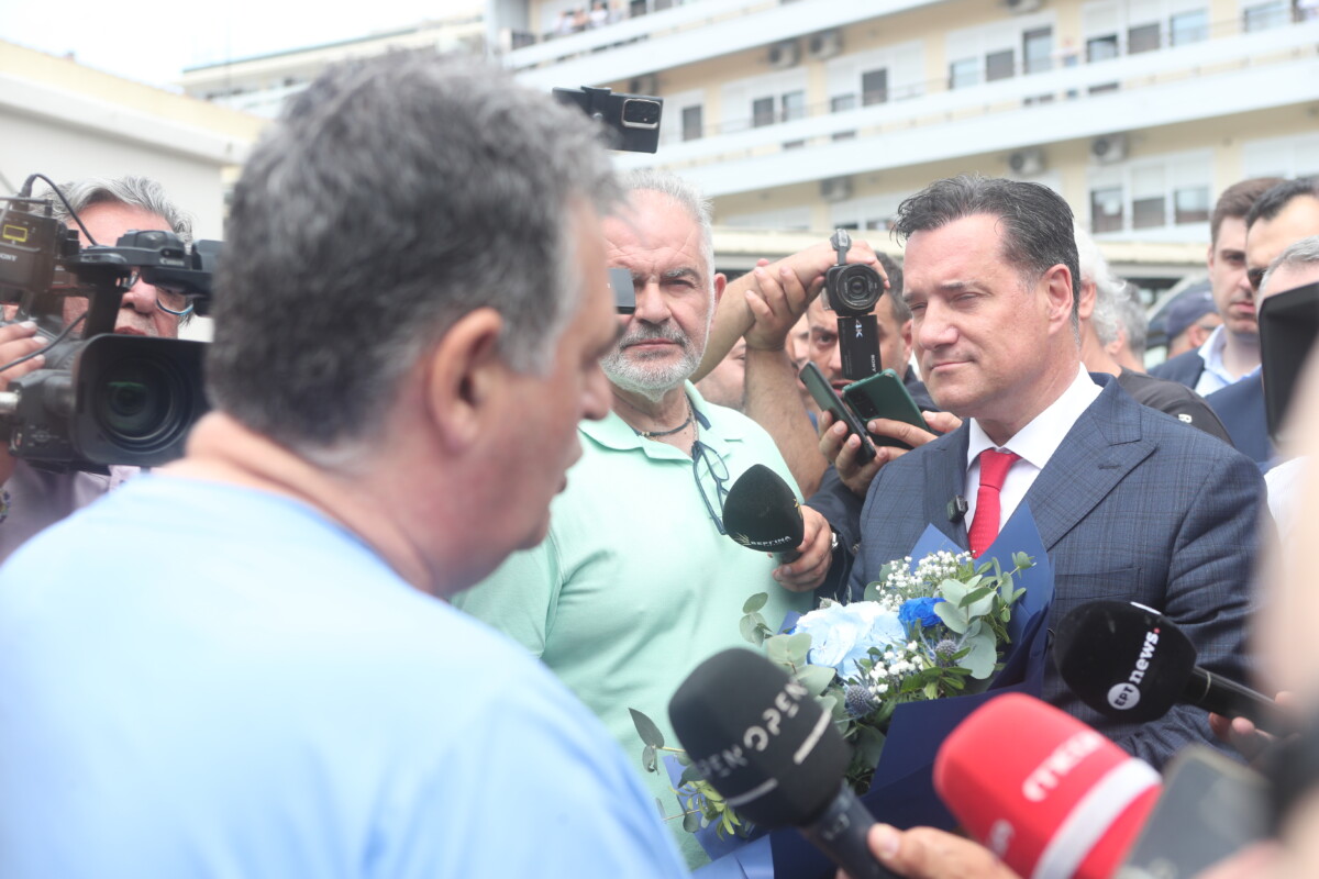 Επίσκεψη του Υπουργού Υγείας Άδωνι Γεωργιάδη στο Ιπποκράτειο νοσοκομείο στη Θεσσαλονίκη