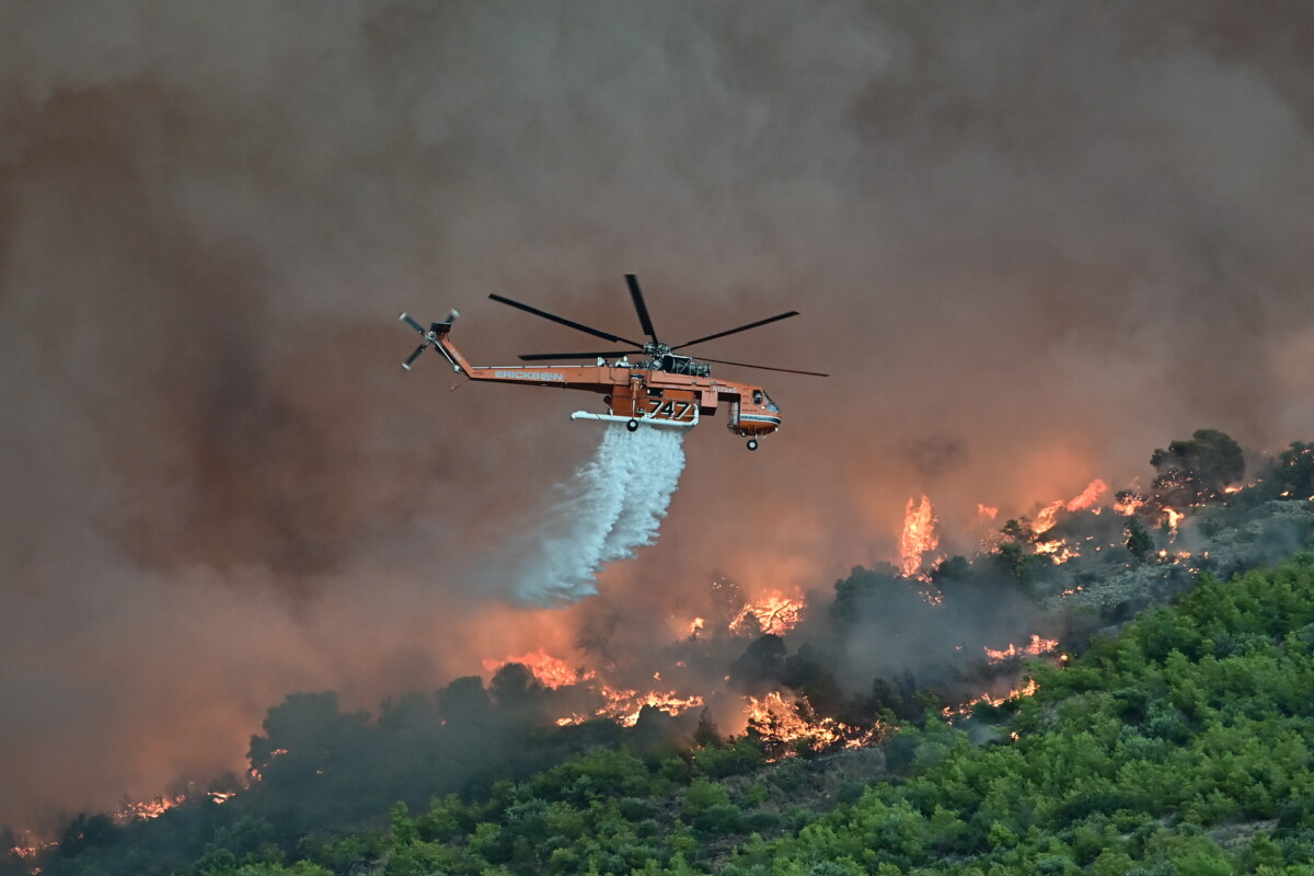 Φωτιά στο Πόρτο Γερμενό / Τεράστιες καταστροφές – Κάηκαν σπίτια και καλλιέργειες [Βίντεο]