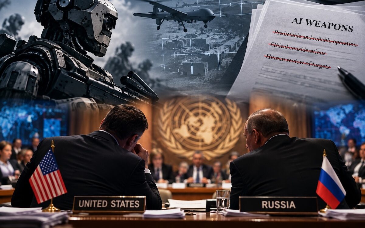 Washington Post / ΗΠΑ και Ρωσία αφαίρεσαν κρίσιμες δικλίδες ανθρώπινου ελέγχου από το παγκόσμιο σχέδιο για τα όπλα AI