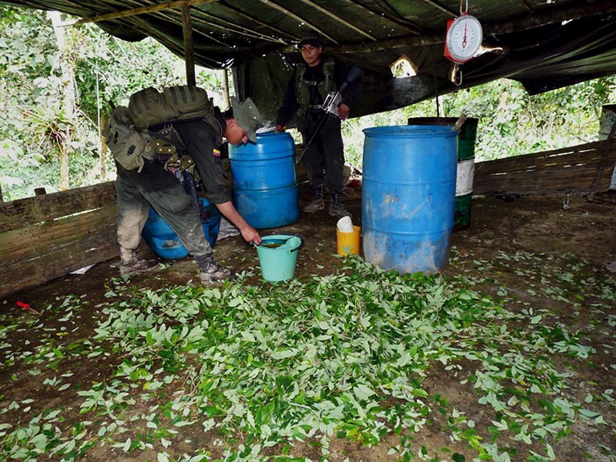 EPA/COLOMBIAN POLICE / HANDOUT  EDITORIAL USE ONLY
