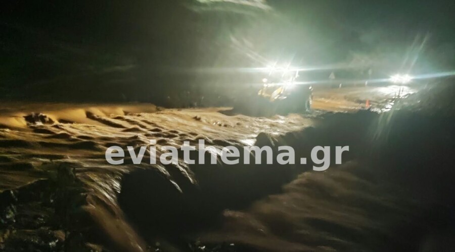 Πρωτοβρόχια με προβλήματα / Μπουρίνι στη Σκιάθο, κατολισθήσεις στην Εύβοια [Βίντεο]