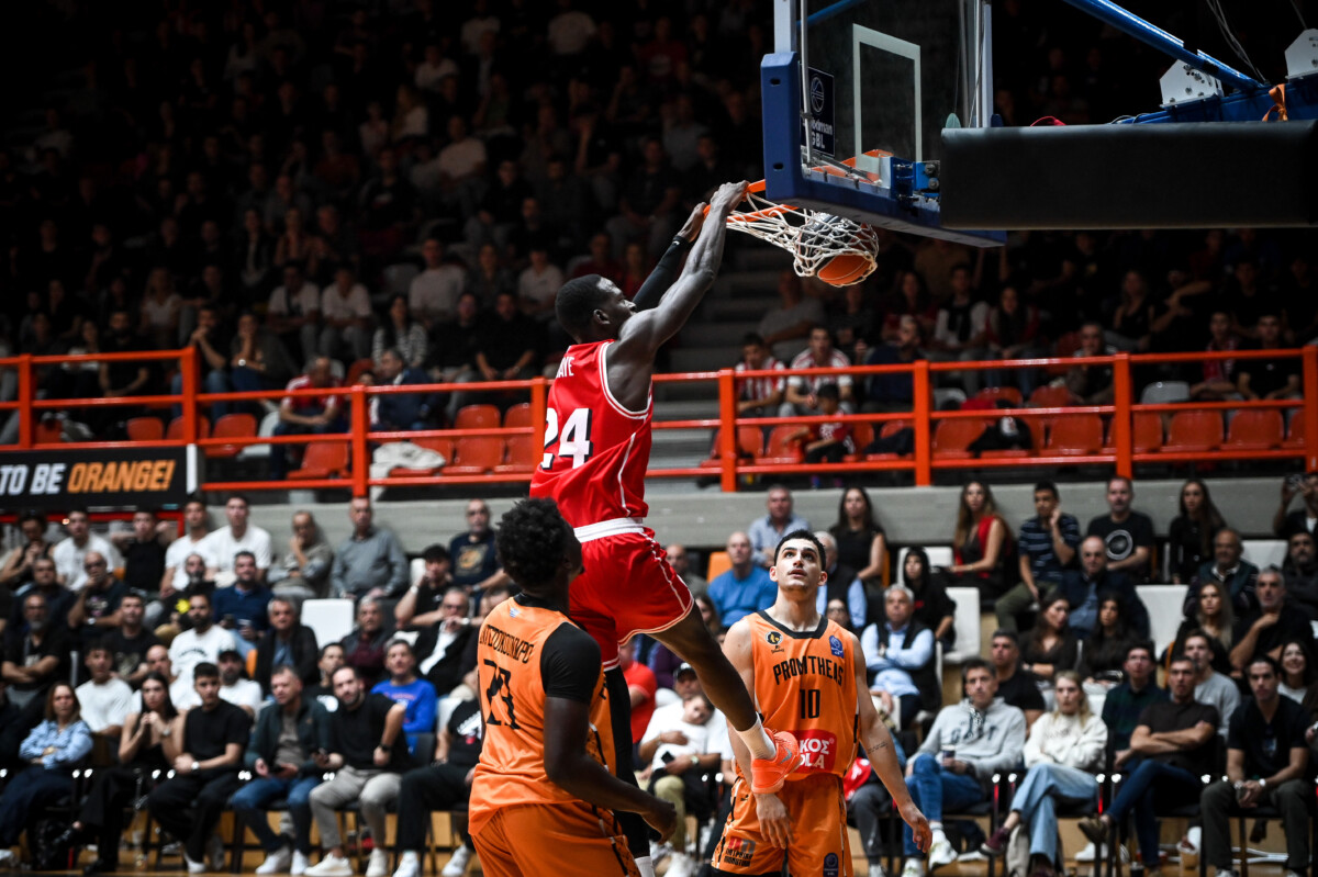 Basket League 2026-2027 / ΠΡΟΜΗΘΕΑΣ ΠΑΤΡΑΣ - ΟΛΥΜΠΙΑΚΟΣ  (EUROKINISSI)