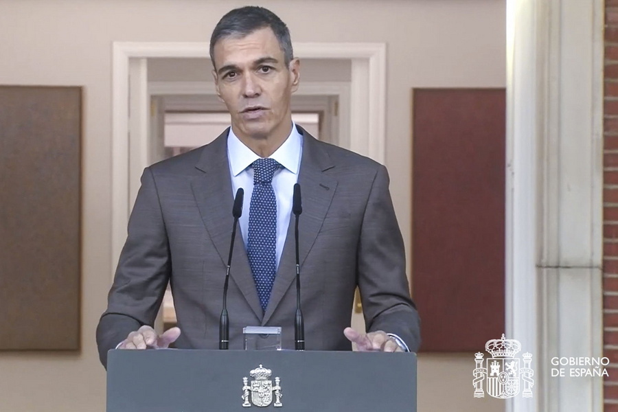 EPA/Office of the Prime Minister of Spain / HANDOUT  (MANDATORY CREDIT)HANDOUT EDITORIAL USE ONLY/NO SALES