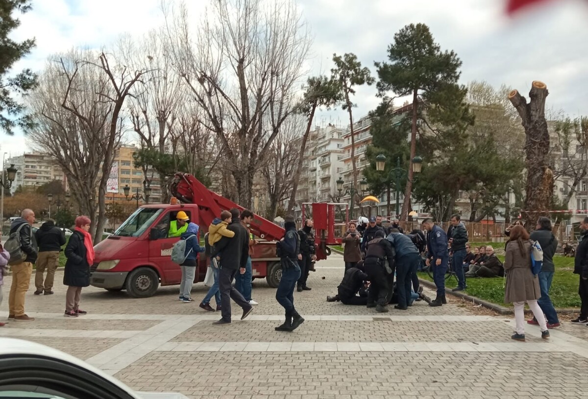 THESSALONIKI Από την κινητοποίηση στις 13 Μαρτίου 2023. Φωτο: Facebook / SOSε τα ΔΕΝΔΡΑ