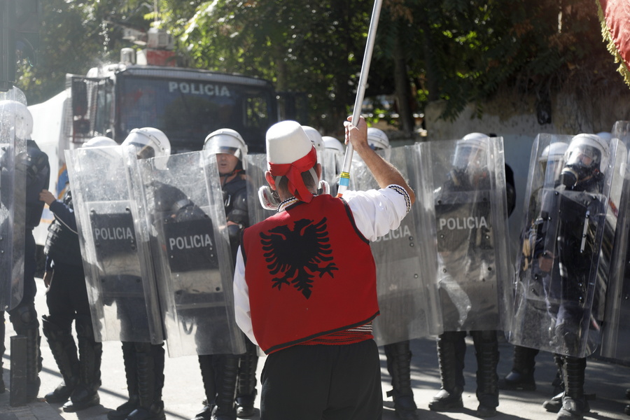 Διαδηλώσεις στην Αλβανία