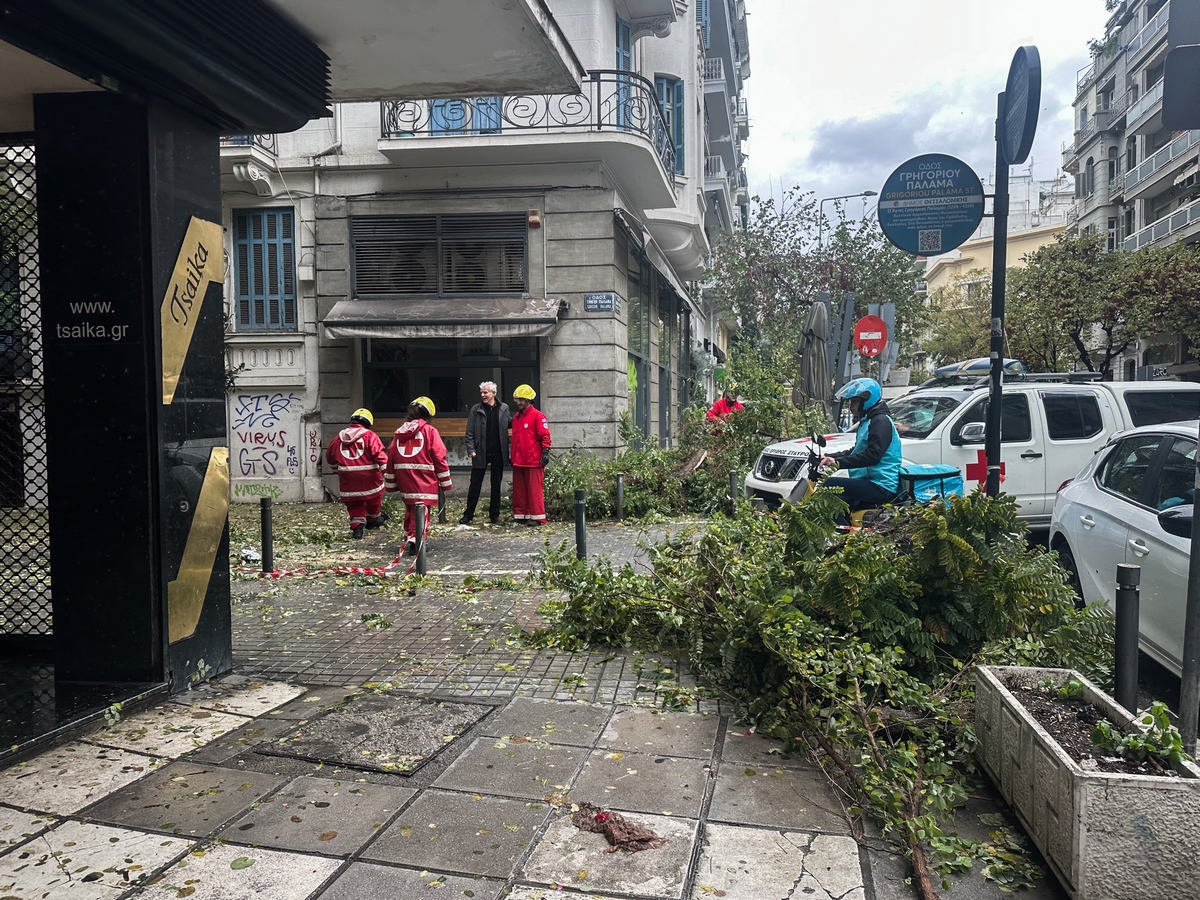 Κακοκαιρία Bora / Χάος και στη Θεσσαλονίκη [Φωτο, Βίντεο]