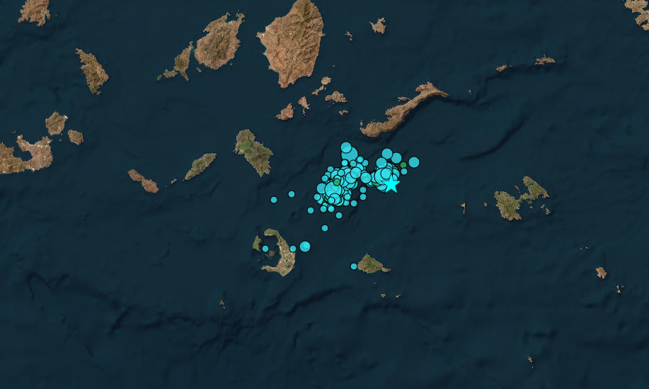 ΕΚΠΑ για Κυκλάδες / Τα σενάρια για την εξέλιξη των σεισμικών φαινομένων