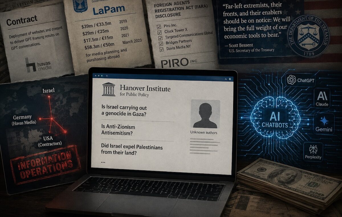 Guardian / &Iota;&sigma;&rho;&alpha;&eta;&lambda;&iota;&nu;ή &epsilon;&kappa;&sigma;&tau;&rho;&alpha;&tau;&epsilon;ί&alpha; &laquo;&epsilon;&kappa;&pi;&alpha;&iota;&delta;&epsilon;ύ&epsilon;&iota;&raquo; AI chatbots &sigma;&epsilon; &zeta;&eta;&tau;ή&mu;&alpha;&tau;&alpha; &pi;&omicron;&upsilon; &alpha;&phi;&omicron;&rho;&omicron;ύ&nu; &tau;&eta; &Gamma;ά&zeta;&alpha; &mu;έ&sigma;&omega; &epsilon;&nu;ό&sigmaf; &alpha;&nu;ύ&pi;&alpha;&rho;&kappa;&tau;&omicron;&upsilon; think-tank