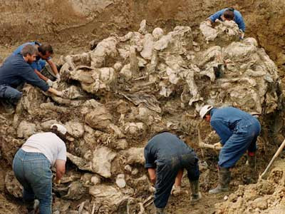 Ομαδικοί τάφοι σε πρώην βάση του ΟΗΕ στη Σρεμπρένιτσα