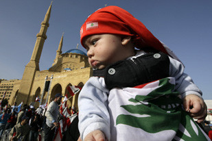 Συλλαλητήριο στον Λίβανο για την επέτειο της δολοφονίας του πρώην πρωθυπουργού