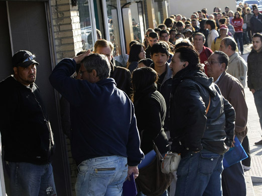 Σοκ από το 20,05% της ανεργίας στην Ισπανία